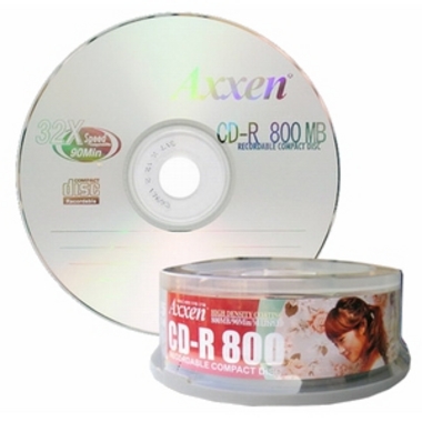 Axxen CD-R 800MB 32x 케익 이수영SP (25장)