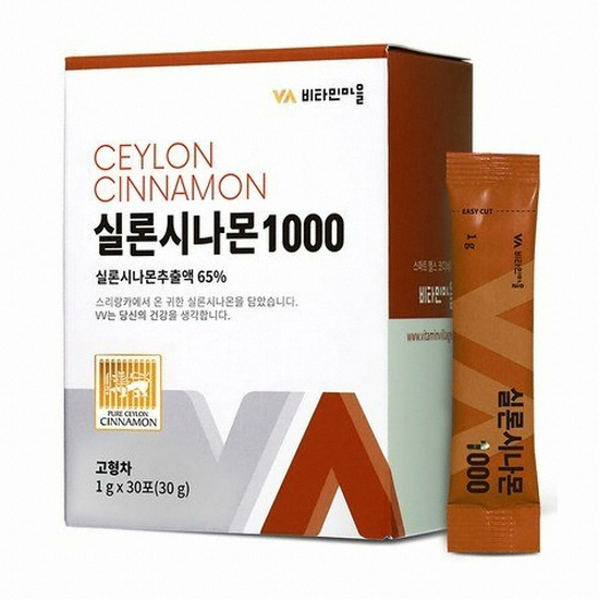 비타민마을 실론시나몬 1000 30포 (1개)