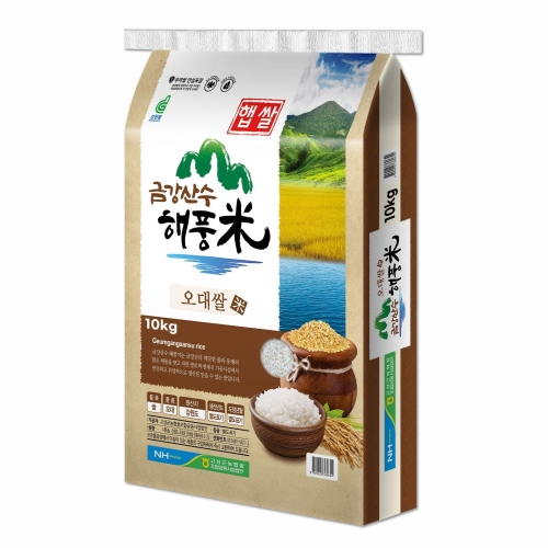 고성농협 2025 햅쌀 해풍미 오대쌀 상등급 20kg [1개]