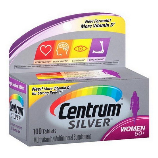 센트룸 실버 여성 종합비타민 50+ 100정 (해외)