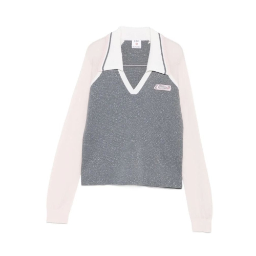 카사블랑카 긴팔 티셔츠 FW25 WAW25KW112701-SILVER 6482173