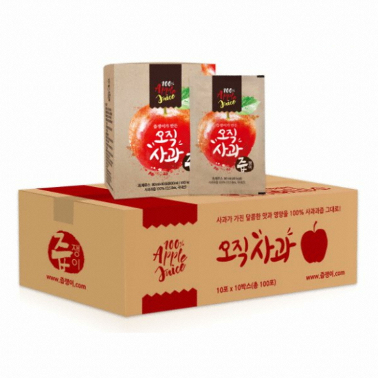 오직사과 80ml 100포
