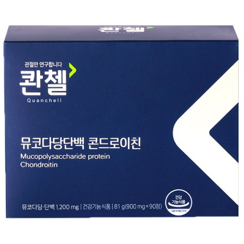 콴첼 뮤코다당단백 콘드로이친 90정 (3개)