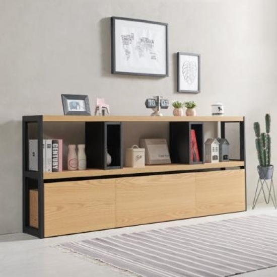 e스마트 철망스틸 2단 수납함 책장 2000