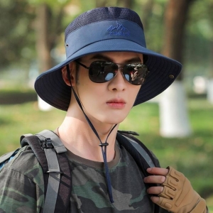Rly 5색 빈티지 넓은 남성 벙거지 메쉬버킷햇 여름모자 챙 11317149