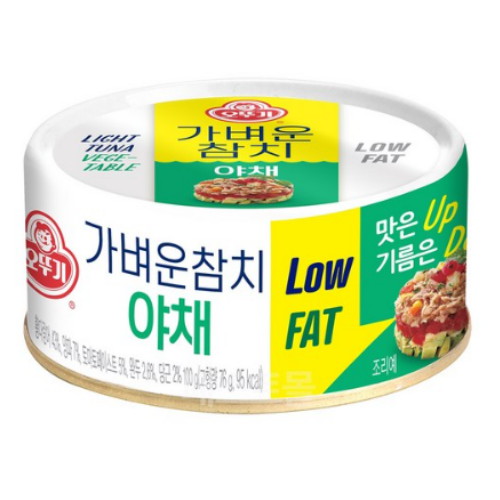 오뚜기 가벼운참치 야채 100g (36개)_이미지