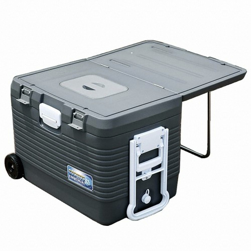 코스모스 테이블겸용 바퀴형 아이스박스 (57L)_이미지