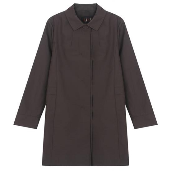 LF 닥스레이디스 브라운 솔리드 맥코트 OUH05DK01BW