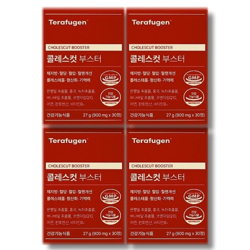 [불명] 테라퓨젠 콜레스컷 부스터 30정 (4개)_이미지