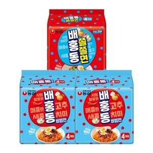 농심 <b>배홍동</b> <b>비빔</b><b>면</b>8개 + <b>배홍동</b> 쫄쫄<b>면</b>4개