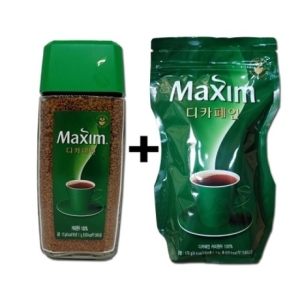동서식품 <b>맥심</b> <b>디카페인</b> 170g리필+175g병
