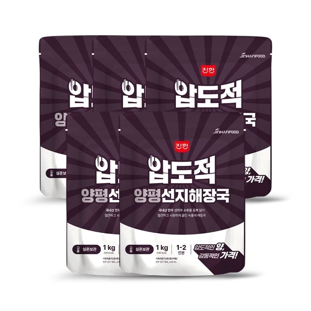 진한식품 압도적 양평선지해장국 1kg (5개)_이미지