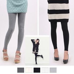 여성 빅사이즈사랑해요 면스판 구부 레깅스_DK_0011L110