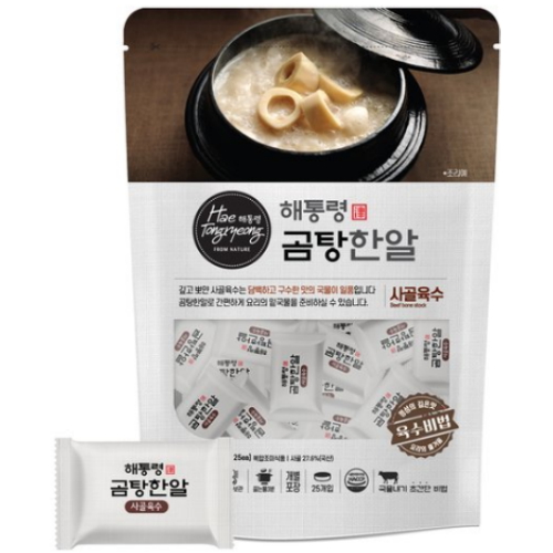 빅마마씨푸드 해통령 곰탕한알 사골육수 100g (4g x 25입) (1개)