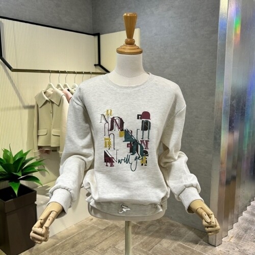 Ab.f.z AOX4HK41K 자수 패턴스트링 라운드 티_이미지