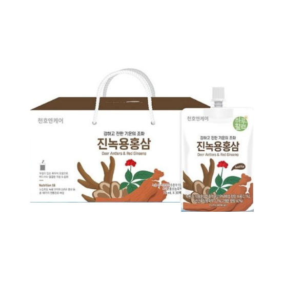 하루활력 진녹용홍삼 70ml 30포 (1개)