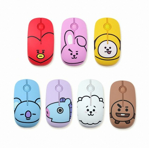 ROYCHE 우주스타 BT21 무소음 무선 마우스 (망)