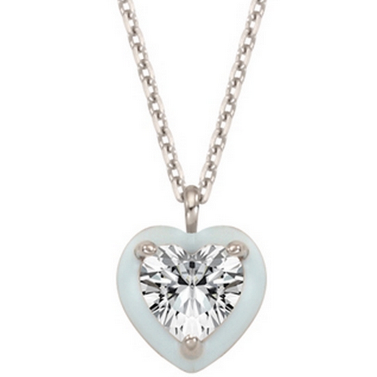 실버 하트 목걸이 SC1680