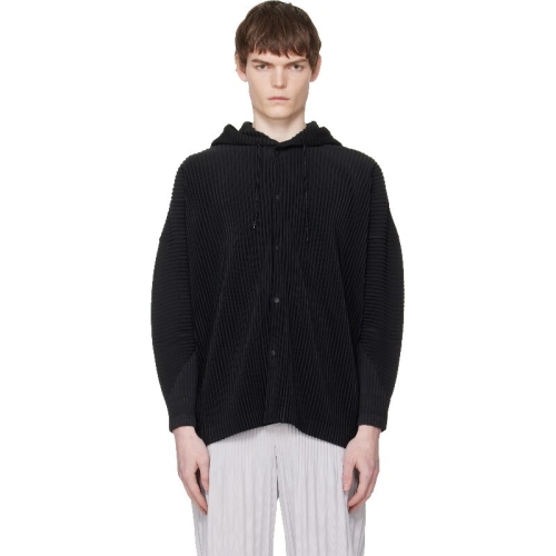 이세이미야케 Homme Plisse Issey Miyake 남성 블랙 먼슬리 컬러 페브러리 후드티 261729M202009