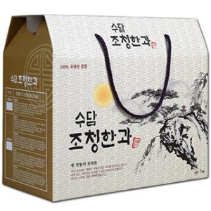 수담한과 조청유과 1kg (1개)