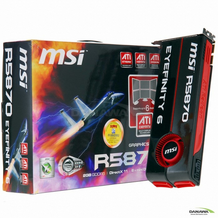MSI 라데온 HD 5870 R5870 Eyefinity 6 D5 2GB 대원_이미지
