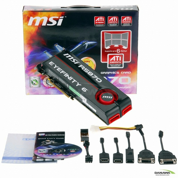 MSI 라데온 HD 5870 R5870 Eyefinity 6 D5 2GB 대원_이미지