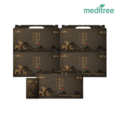 메디트리 흑염소 담은 녹용진액 70g 30포 (5개)_이미지