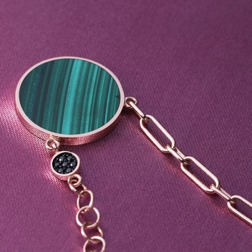 [불명] 말라카이트오닉스 양면목걸이 14K 9.3g t43109_이미지