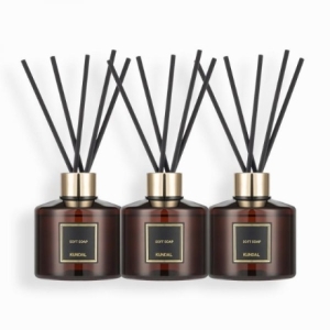 쿤달 디퓨저 소프트솝향, 200ml, 3개 + 섬유스틱, 15개_이미지