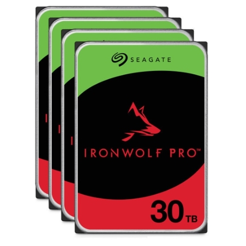 Seagate IronWolf Pro 패키지 7200/512M ST30000NT011 (4x30TB)