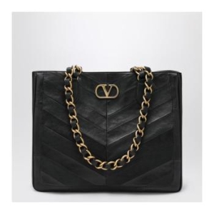 발렌티노 가라바니 Black Laseine Shopping Bag 8W2B0T12PSN/XM_VALE-0NO_100-U Black_이미지