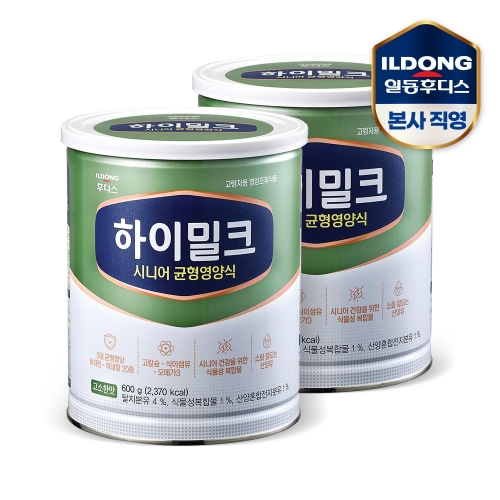일동후디스 하이밀크 시니어 균형영양식 600g (2개)_이미지