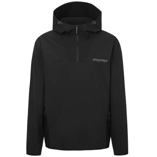 디스커버리 익스페디션 우븐 후드티셔츠 DMHD21051-BKS