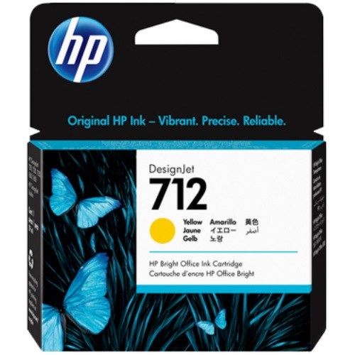 HP 정품 712 (3ED69A) 노랑_이미지
