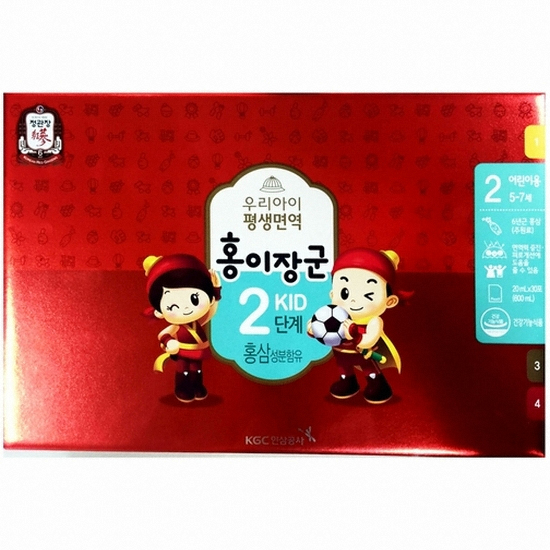 정관장 홍이장군 2단계 키즈 20ml 90포 (1개)_이미지