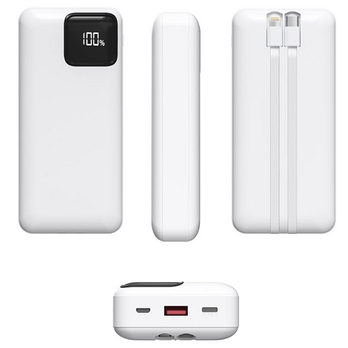 하이온 PD 22.5W LED 2in1 일체형 보조배터리 HB-20000 20000mAh_이미지