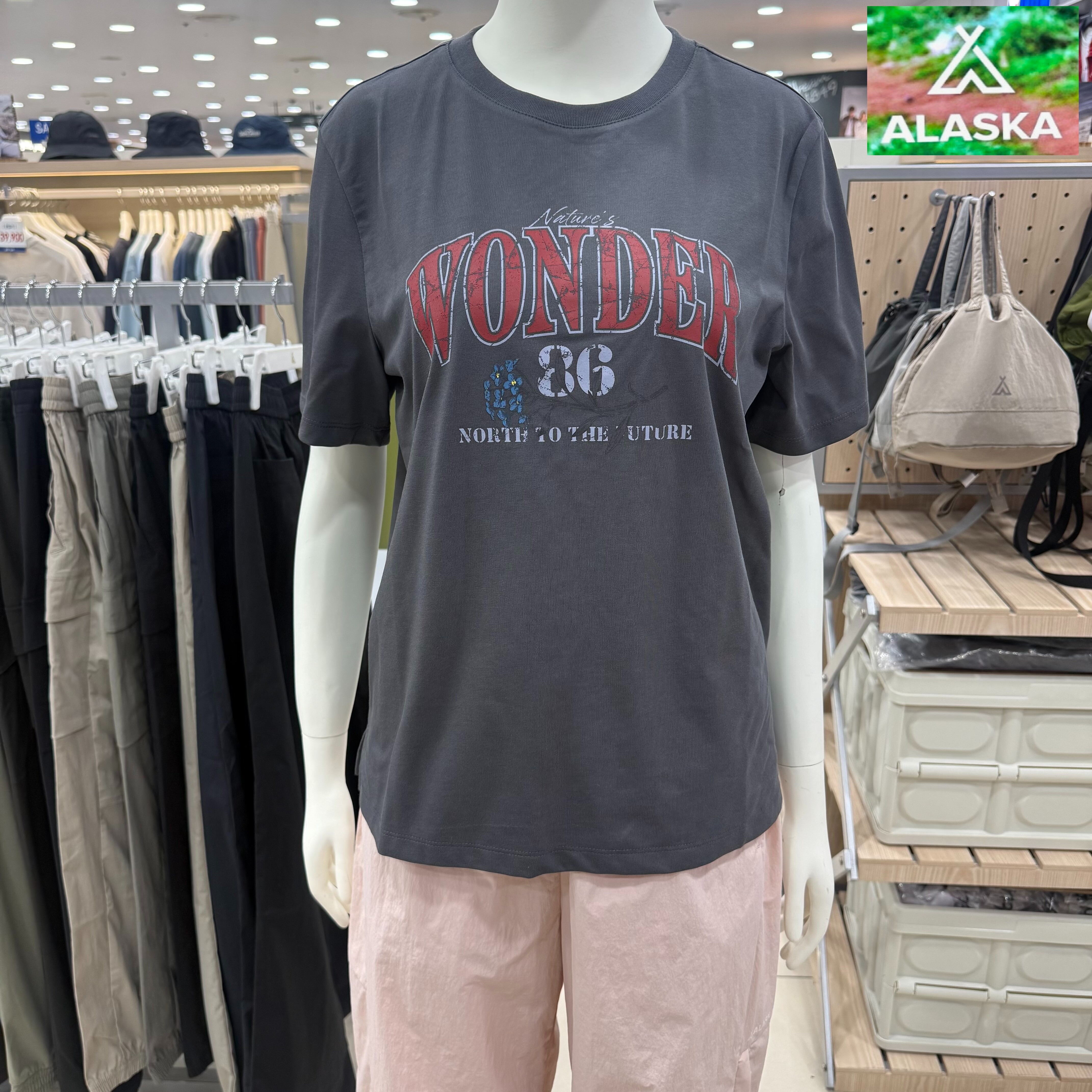 알래스카 캠페인쿨코튼반팔티 PAG2TS2430-CH_DG