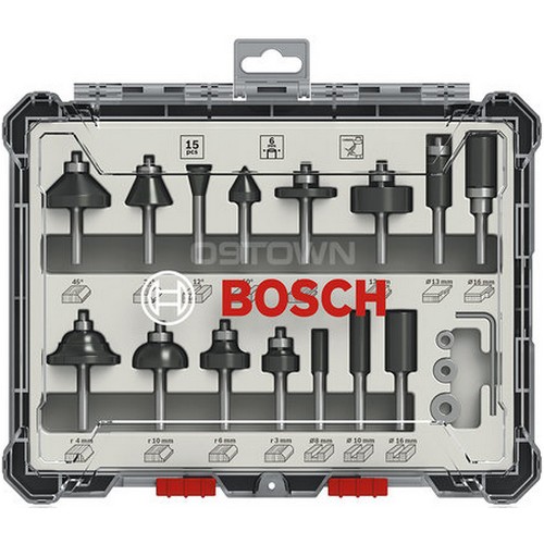 보쉬 루터 비트 세트 15pcs