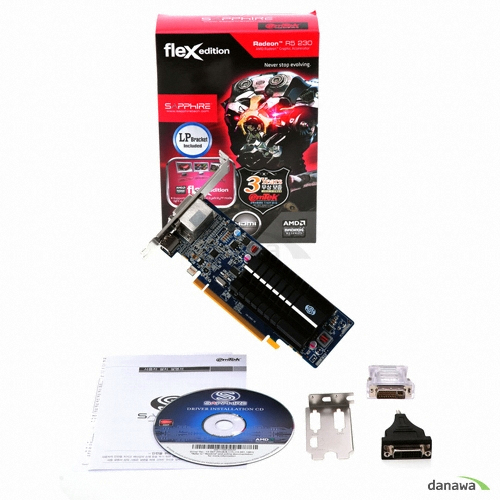 SAPPHIRE 라데온 R5 230 flex Edition D3 1GB LP_이미지