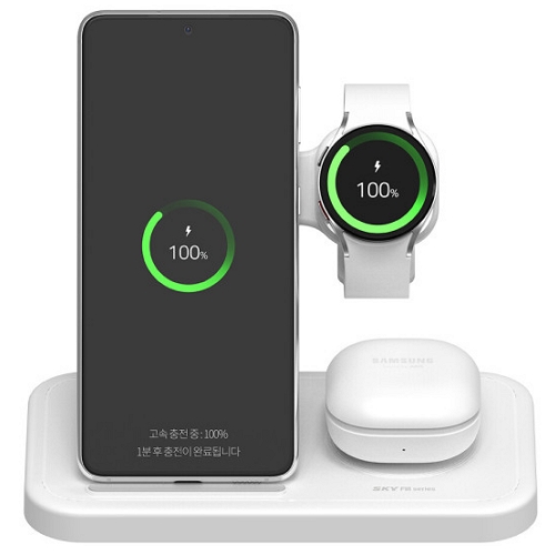 스카이랩 스카이 필 W56 20W 3in1 접이식 무선충전기 SKY-W56S (갤럭시워치용)_이미지