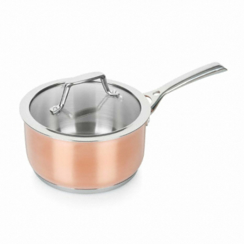 BRK 모던쉐프 코퍼 통3중 동냄비 편수 (16cm)_이미지