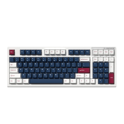FL-ESPORTS FL980 V2 유무선 기계식 메탈하트 (White V2)