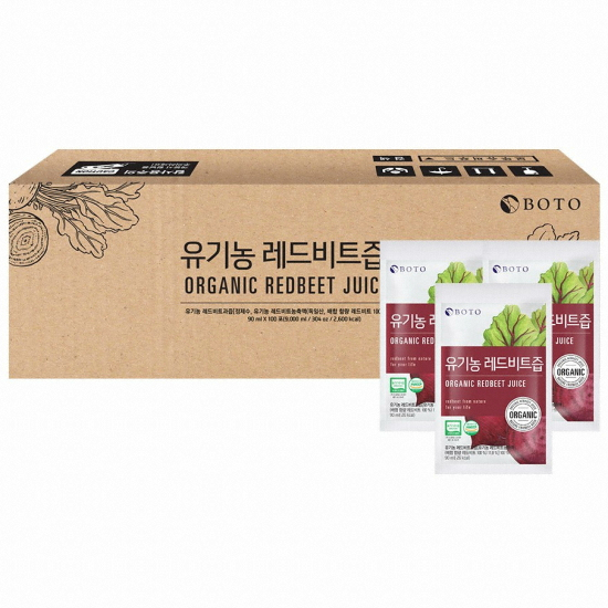 유기농 레드비트즙 90ml 100포