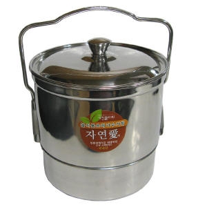 남양키친플라워 스텐 짤순이 4.5L 음식물 쓰레기통 대형 수거함 업소용 식당이미지입니다. 누르면 해당 게시물로 새창이동합니다.