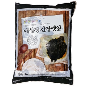 그린이푸드 맛두레 맛두레 매실청 간장깻잎 4Kg_이미지