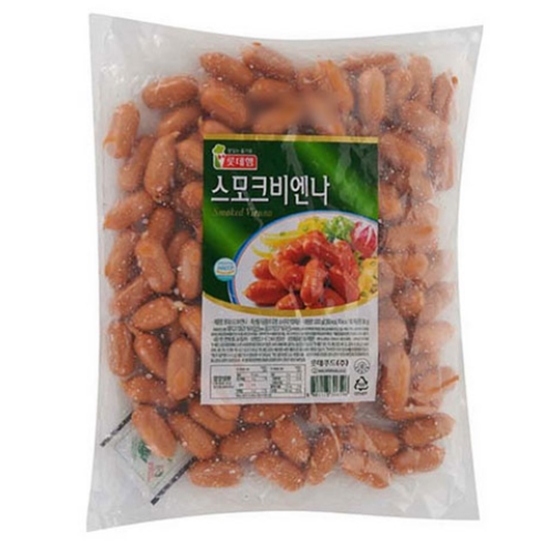 롯데웰푸드 롯데햄 스모크비엔나 1kg (1개)_이미지