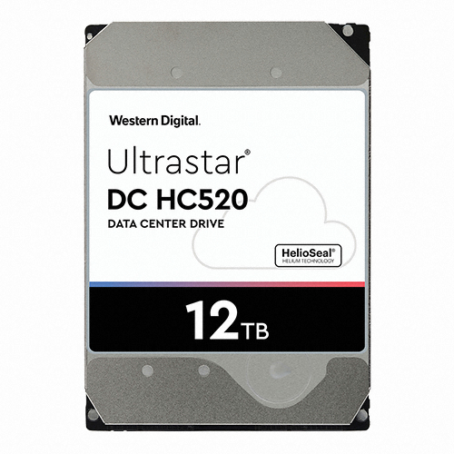Western Digital Ultrastar DC HC520 패키지 SAS/7200/256M HUH721212AL5204 (4x12TB)