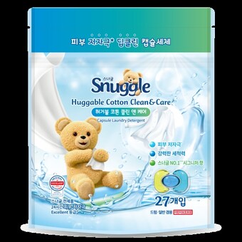 <b>스너글</b> 허거블 코튼 클린 앤 케어 27개입