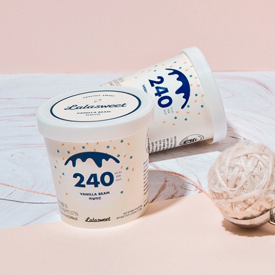 라라스윗 저칼로리 아이스크림 바닐라빈 474ml (1개)_이미지