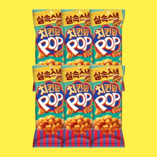 오리온 치킨팝 닭강정맛 81g (6개)